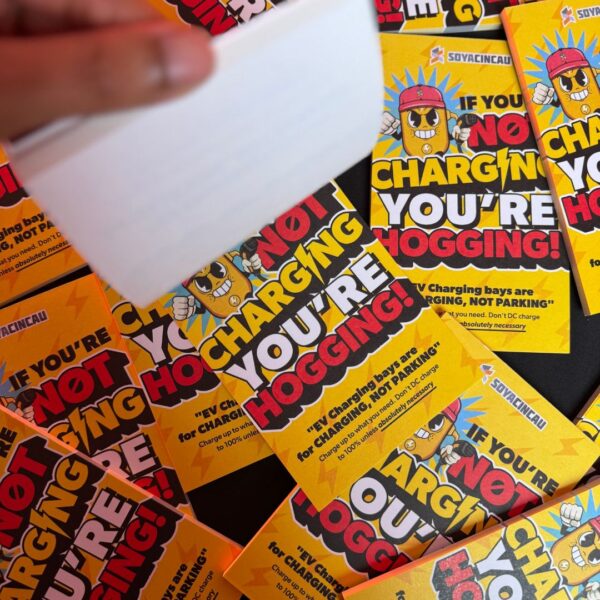 SoyaCincau Official #NoHogging EV Tear-Off Booklet