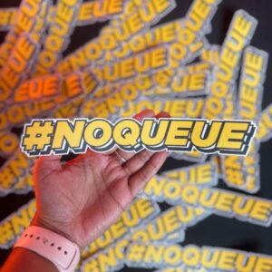 23 SoyaCincau Signature #NoQueue Bold Die-Cut Sticker