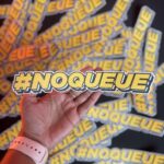 SoyaCincau Signature #NoQueue Bold Die-Cut Sticker