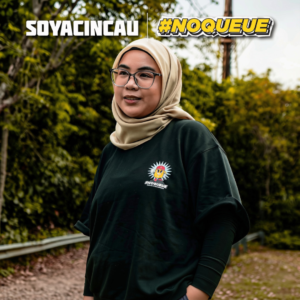 Square Ratio SoyaCincau Official #NoQueue T-shirt (Pre-Order)