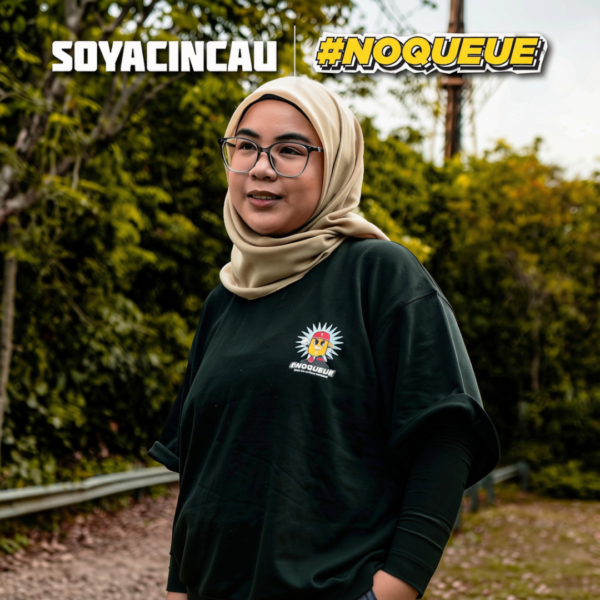 Square Ratio SoyaCincau Official #NoQueue T-shirt (Pre-Order)