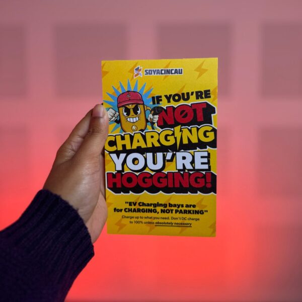 SoyaCincau Official #NoHogging EV Tear-Off Booklet